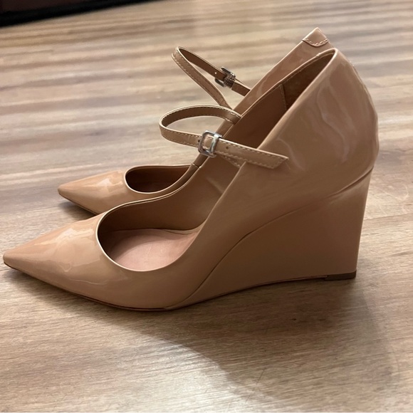 Anthropologie Maeve The Sibley Mary Jane Wedge Heels - Picture 6 of 9